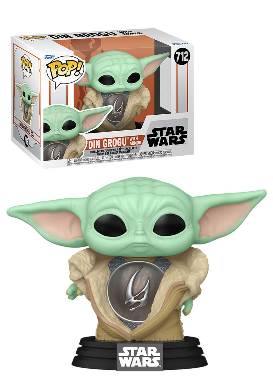 POP! Star Wars: The Mandalorian - Din Grogu with Armor