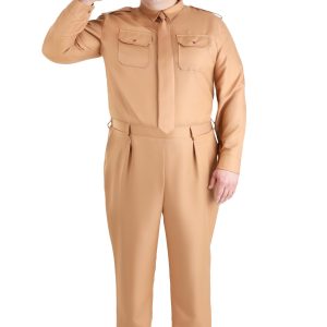 Plus Size WW2 Army Costume for Men