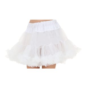 Plus White Adult Petticoat