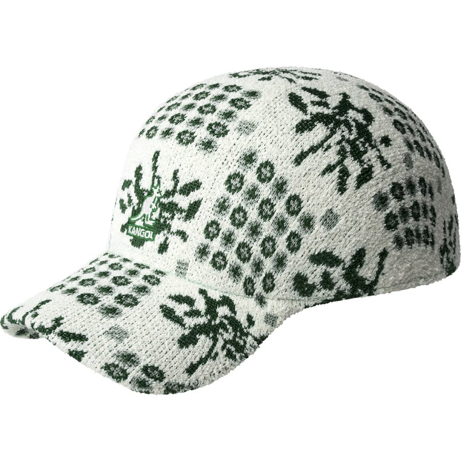 Retro Quaint Spacecap - White/Green / L