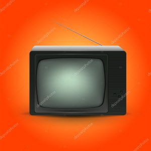 Retro tv, vector illustration.
