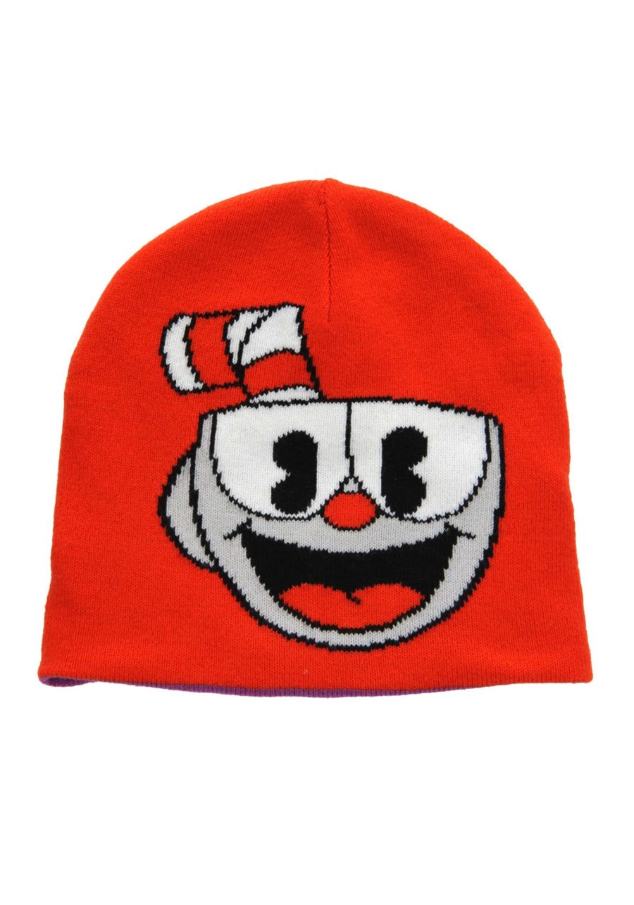 Reversible Cuphead Knit Hat