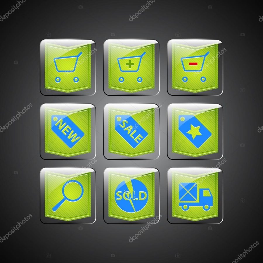 Sale icons. Vector vector illustration