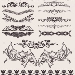 Set Of Different Style Design Elements