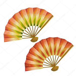 Set of Japanese fans