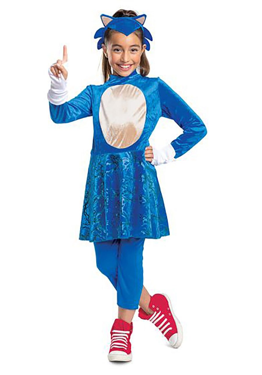 Sonic the Hedgehog 2 The Movie Sonic Girl's Costume