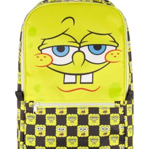 Spongebob Checkered Big Face Backpack