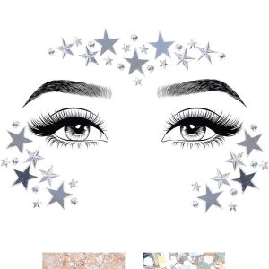 Star and Rhinestone Face Jewel Set