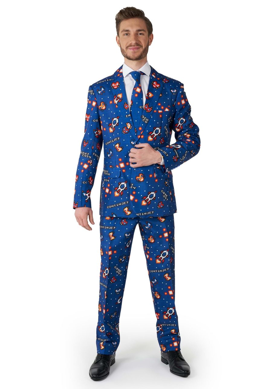 Suitmeister Gamer Navy Mens Suit