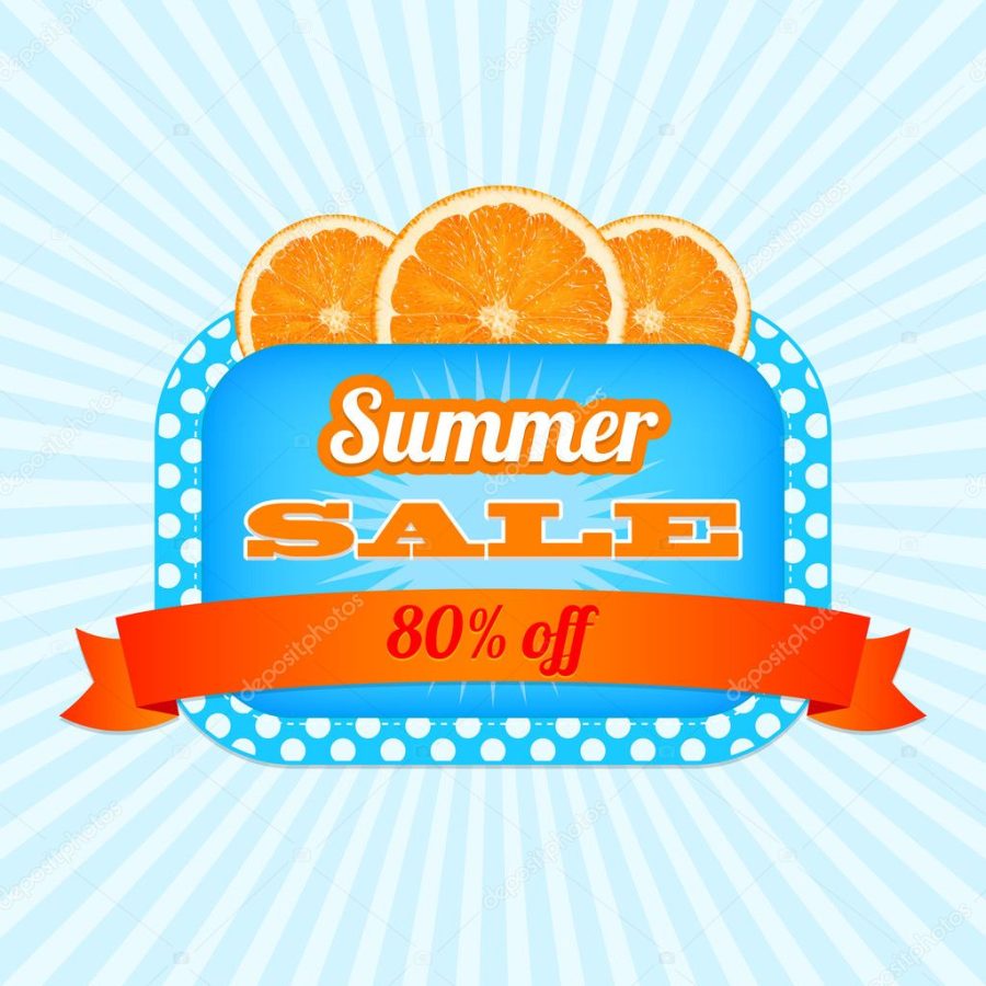 Summer Sale Icon. vector illustration