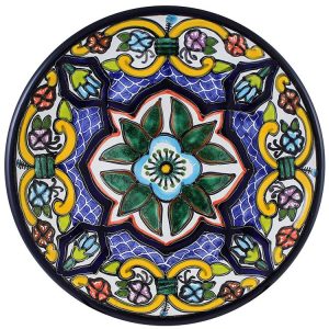 Talavera Bread Plate - Pattern 66