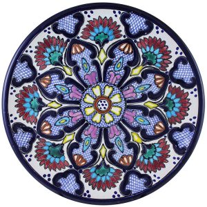 Talavera Entree Plate - Pattern 02