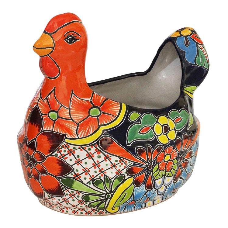 Talavera Hen Planter
