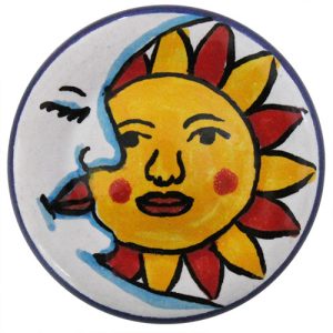 Talavera Sun & Moon Drawer Pull