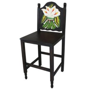 Tall Calla Lily Bar Stool
