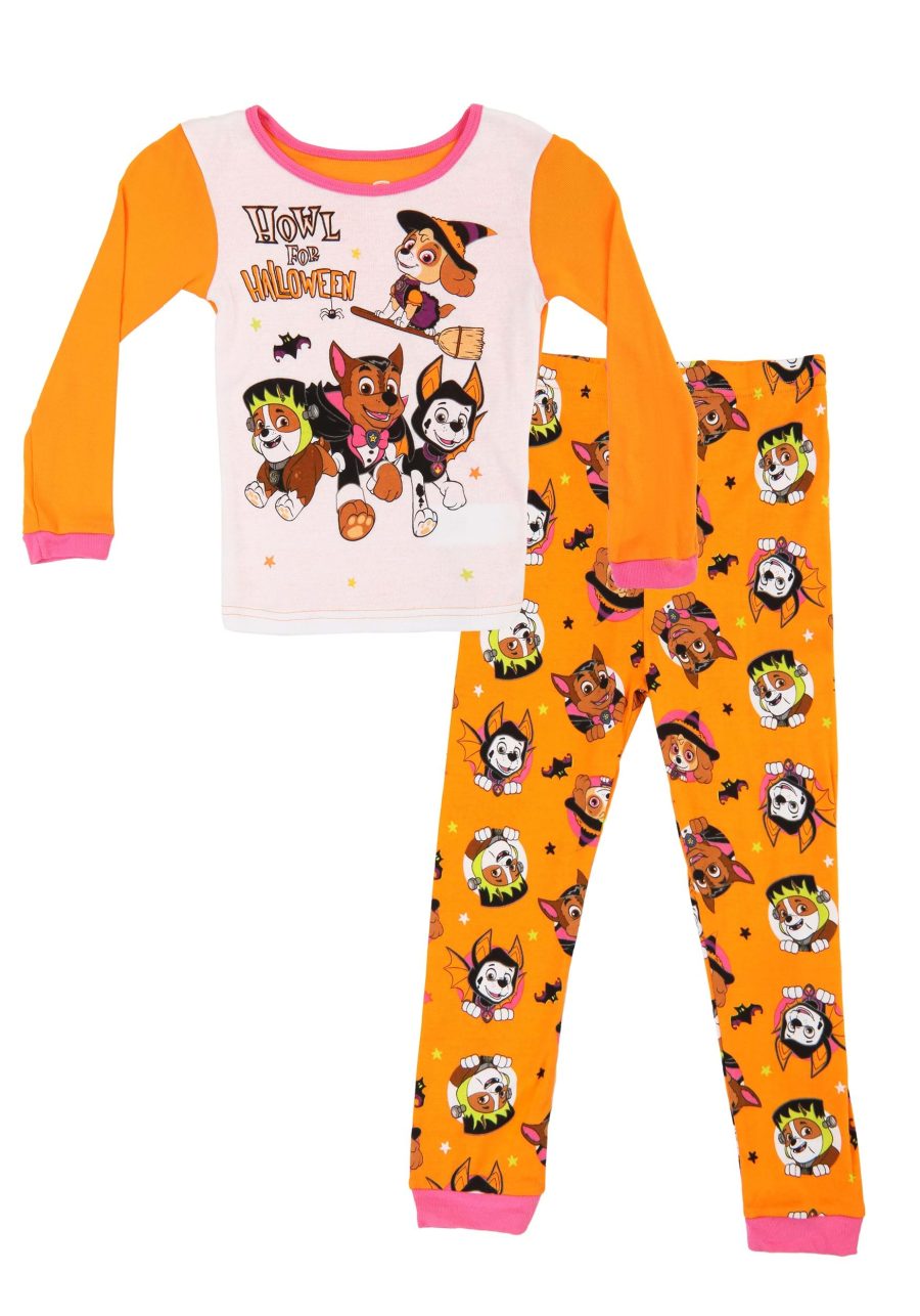 Toddler Girl's Paw Patrol Howl for Halloween Pajamas