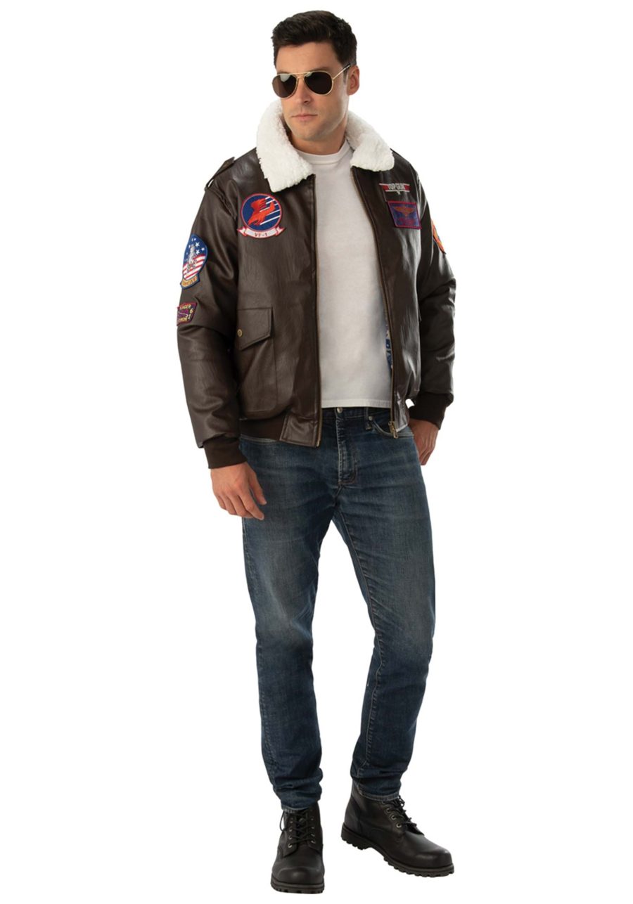 Top Gun Costume Bomber Jacket for Adults