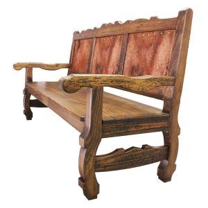 Triple Bench w/ Simple Copper Panels