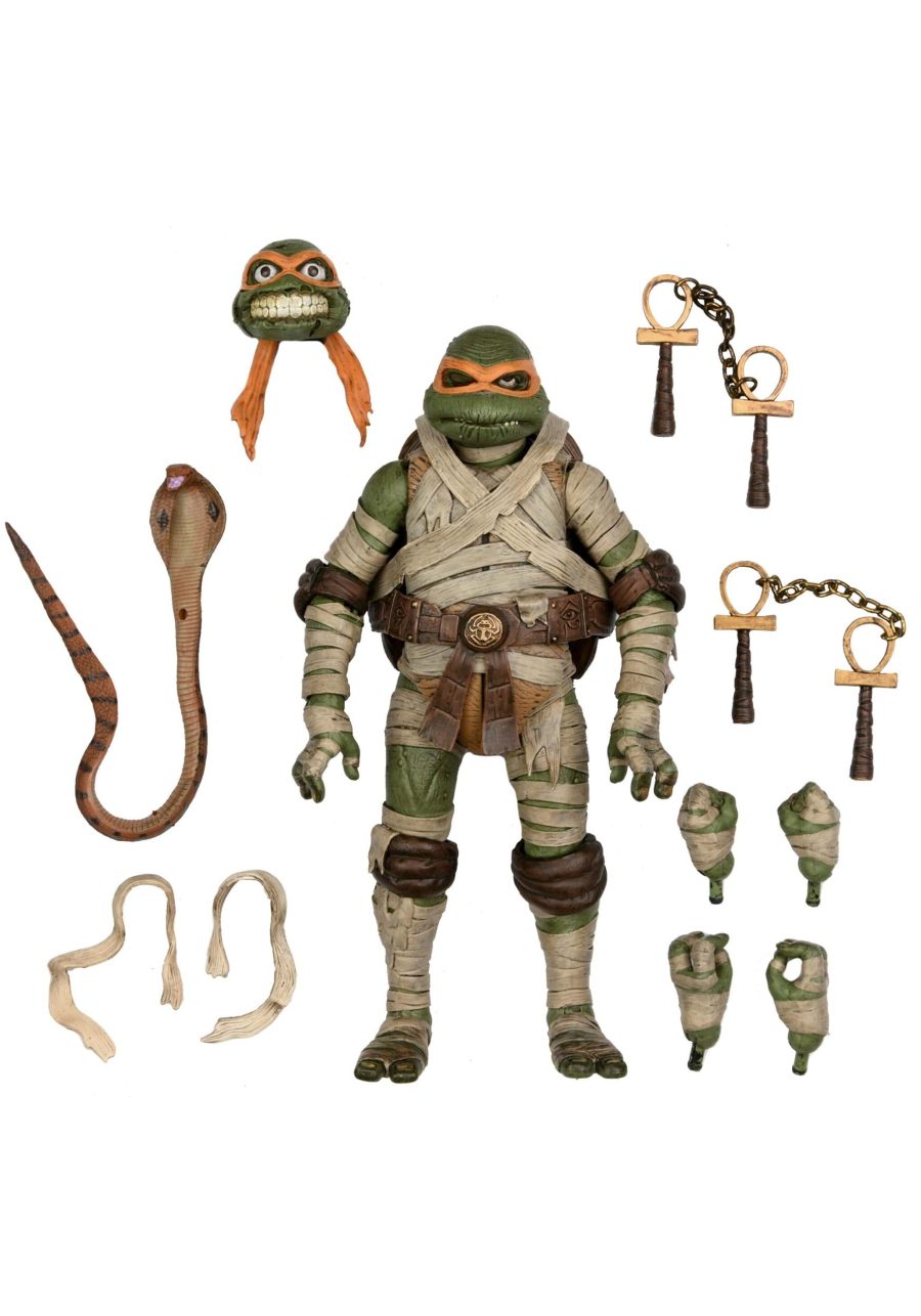 Universal Monsters x TMNT Michelangelo as the Mummy