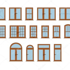 Vector Windows Set