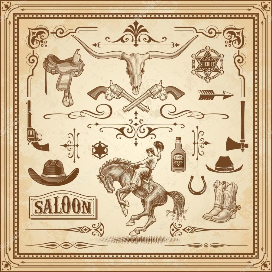 Wild West Decorations Set 3