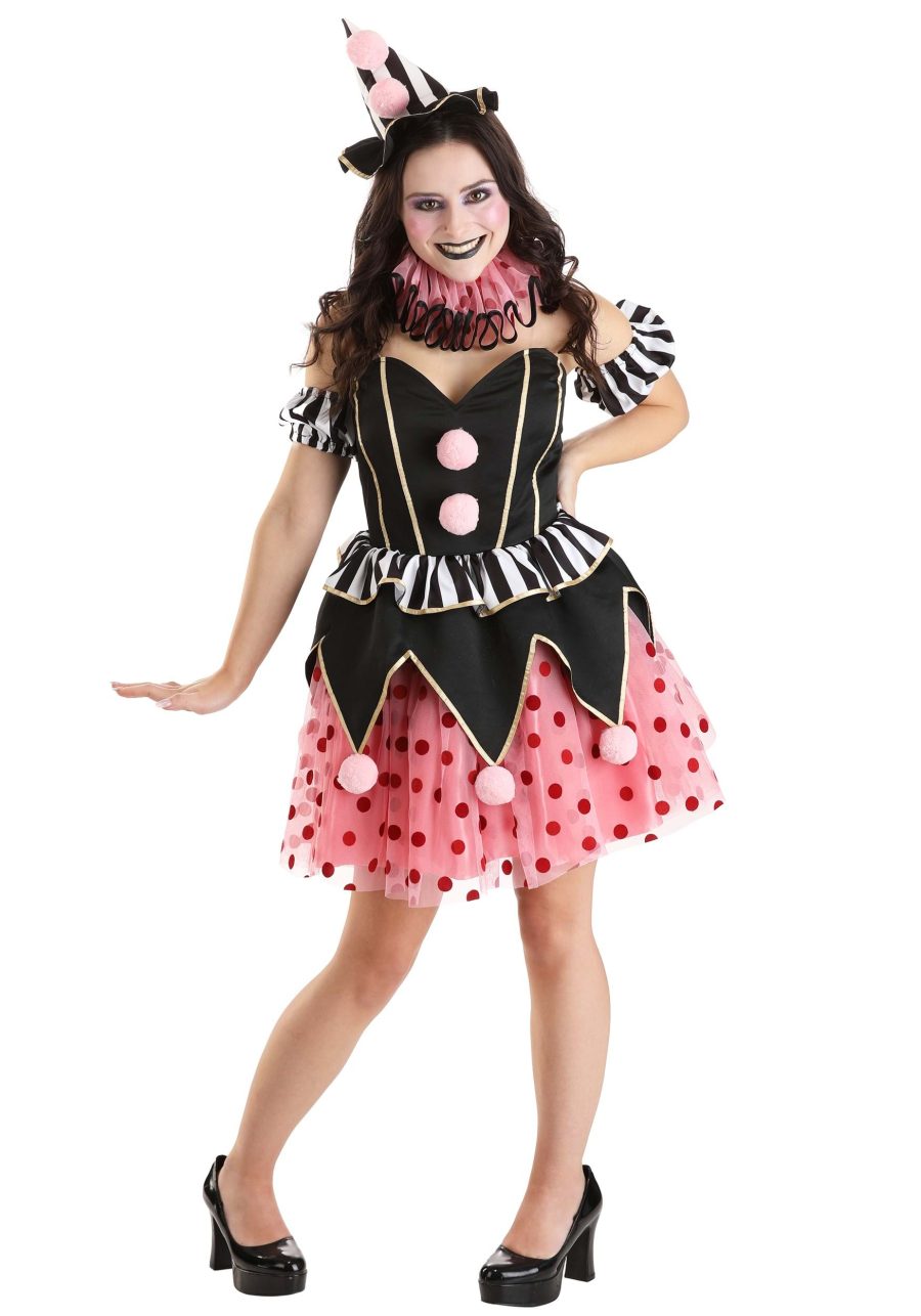 Women's Cupcake Clown Costume