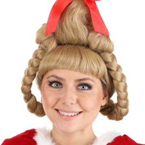 Women's Deluxe Dr. Seuss Cindy Lou Who Wig
