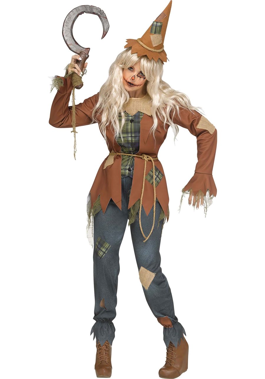 Women's Scary Scarecrow Costume