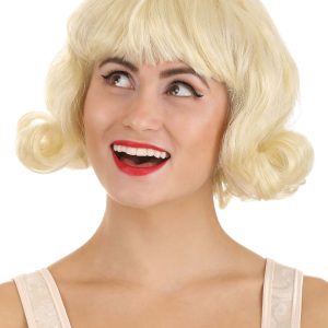 Women's Short Blonde 50s Wig