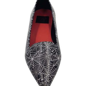 Women's Spiderweb Pointed Ballet Flat