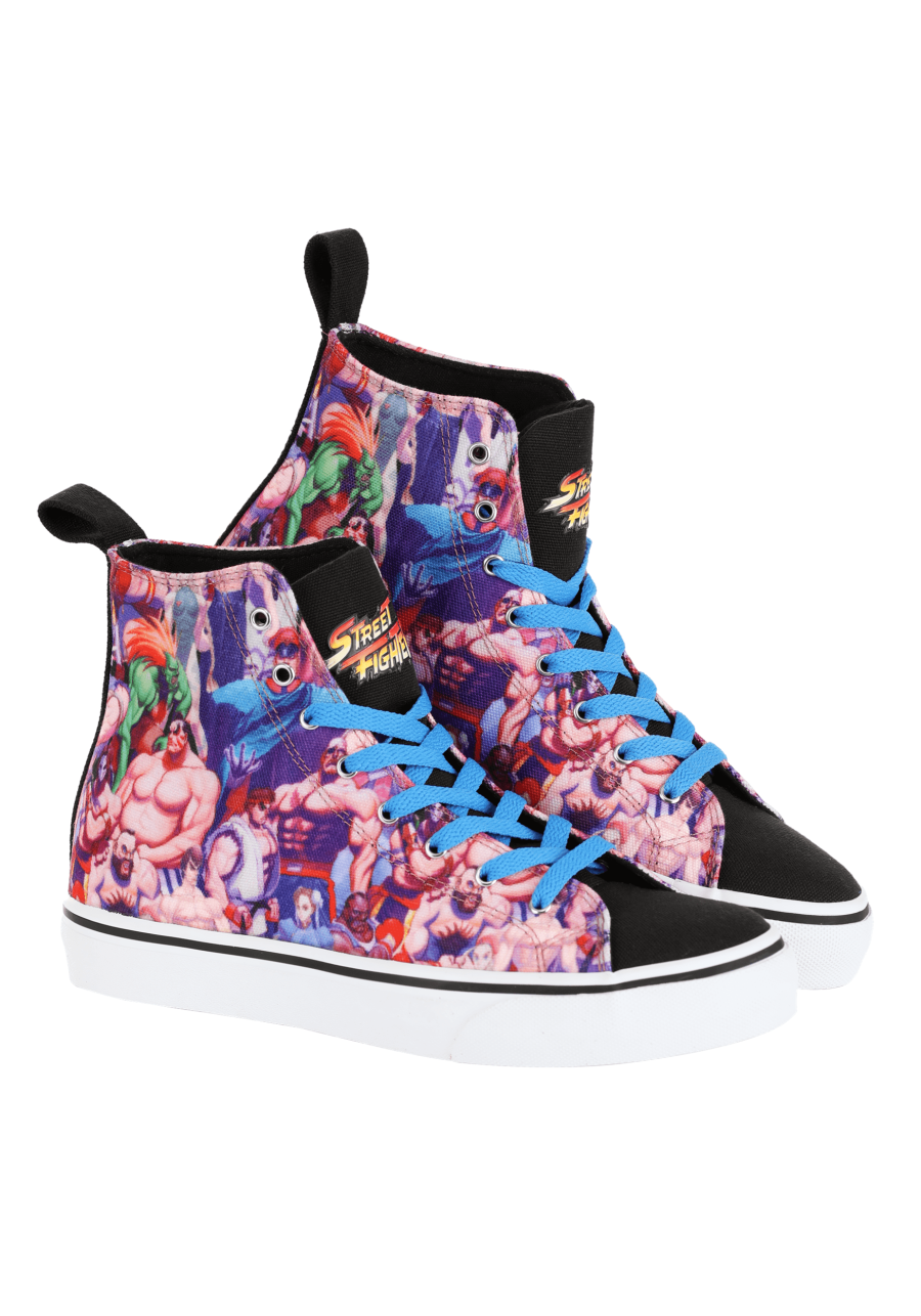 Women's Street Fighter High Top Sneakers