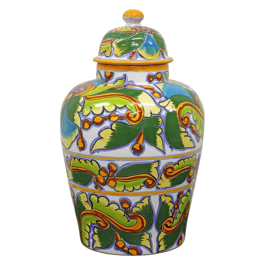 XL Talavera Ginger Jar - Buxom Shape