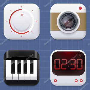 icons set, vector illustration