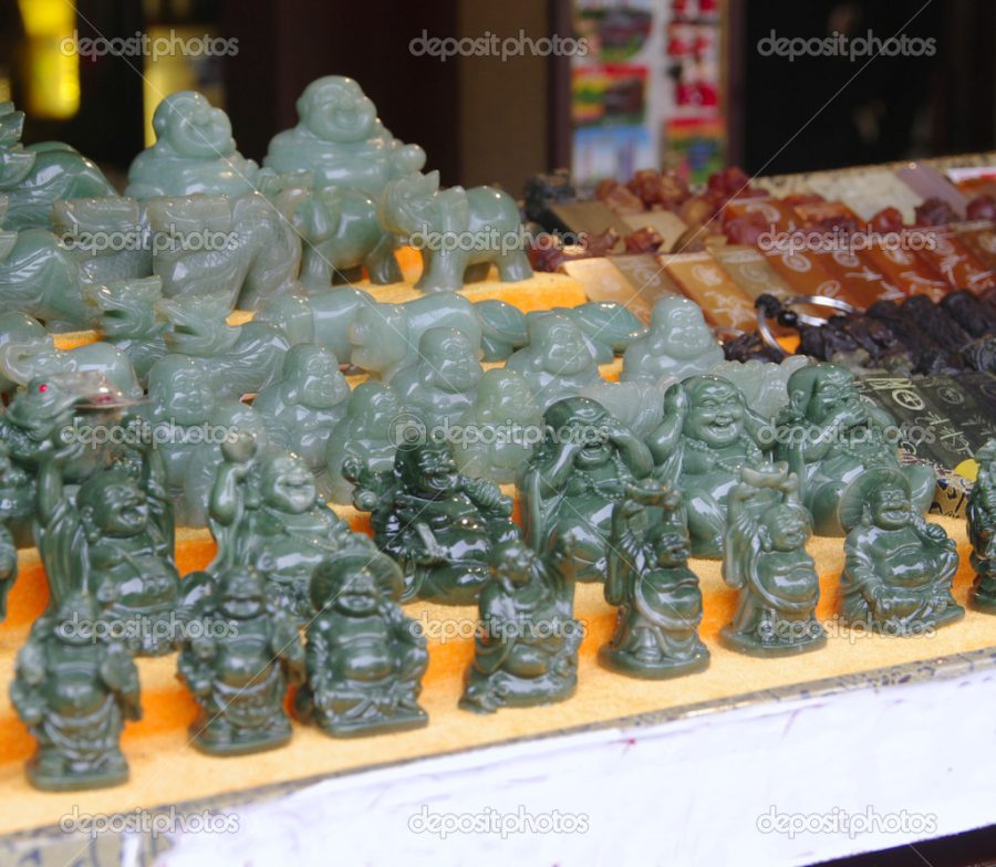 jade figurines Buddhas