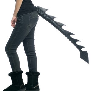 40 Inch Black Dragon Tail Accessory