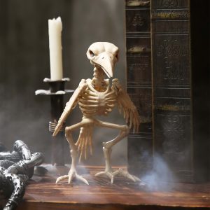 8-Inch Raven Skeleton Decoration