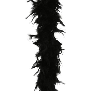 80 Gram Black Feather Boa