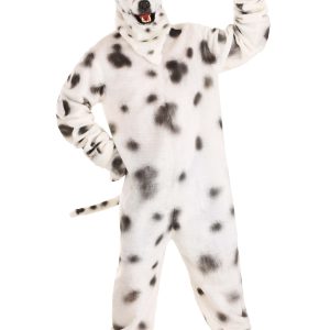 Adult Dalmatian Suit With Mouth Mover Mask