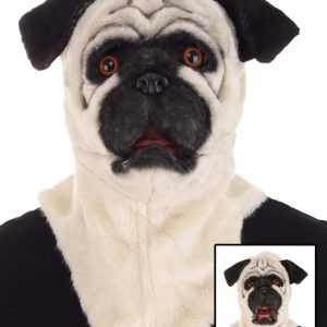 Adult Mouth Mover Pug Costume Mask