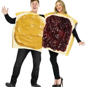 Adult Peanut Butter and Jelly Couples Costume
