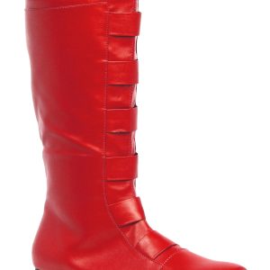 Adult Red Superhero Boot
