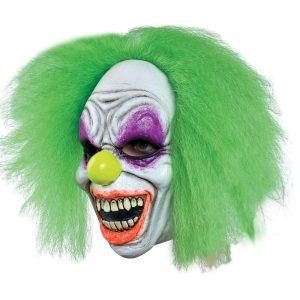 Black Light Wild Neon Scary Clown Mask