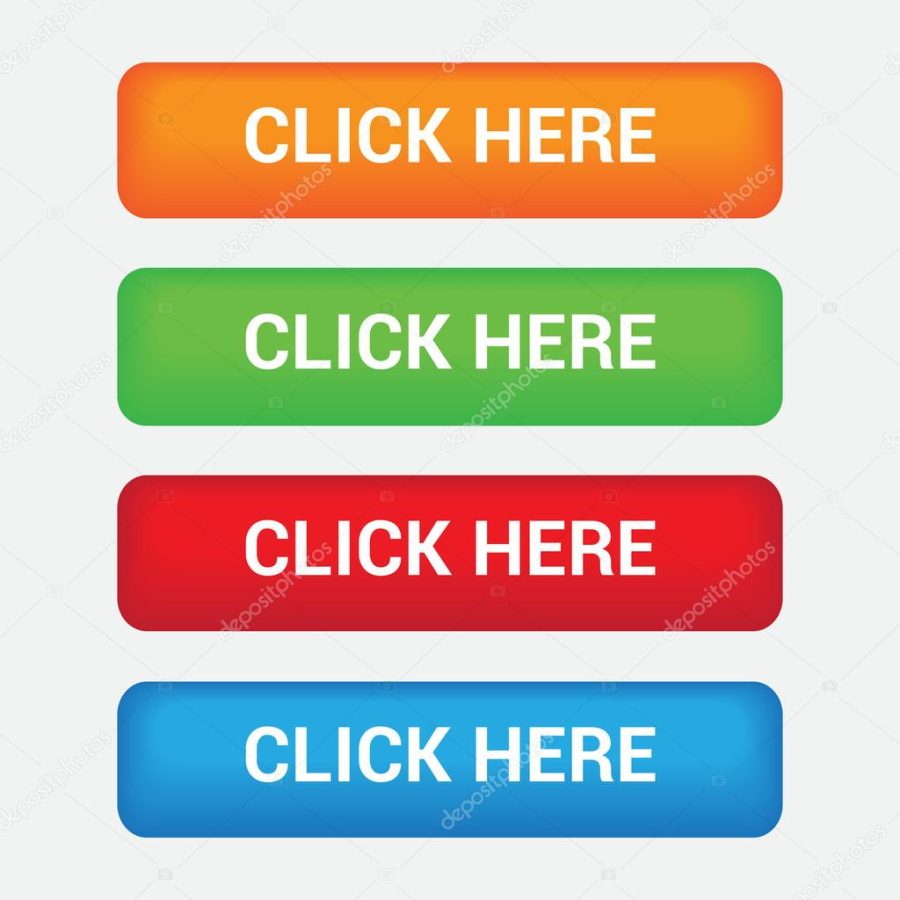 Click Here Buttons. 4 icons set. Vector