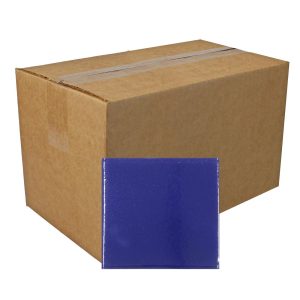 Cobalt Blue Hand-Painted Talavera Tiles (Box of 90)