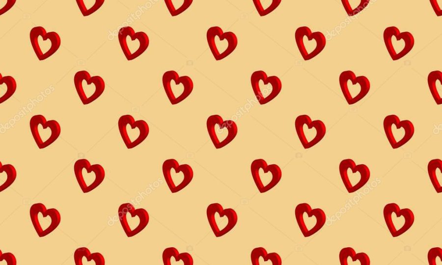 Colored background with different accessories
