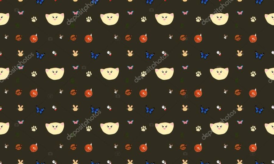 Colored background with different accessories