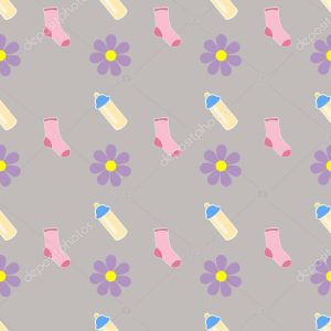 Colored background with different accessories