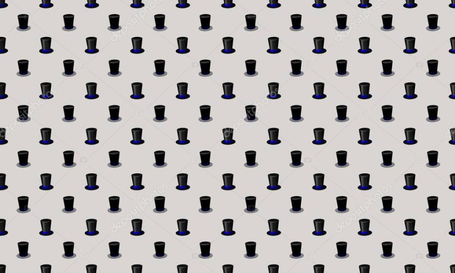 Colored background with different accessories