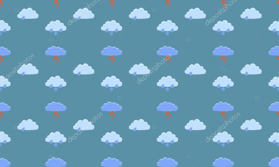 Colored background with different accessories