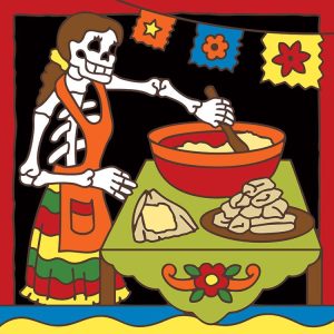 Day of the Dead Ceramic Tile